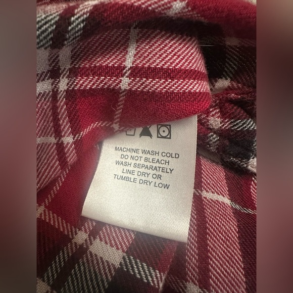 Wrangler Wrancher Red Plaid Button-Up Shirt - Picture 8 of 10